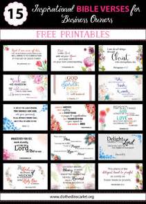 6 free printable scripture memory cards with beautiful flowers and scripture. 15 Inspirational Bible Verses for Business Owners {Free ...