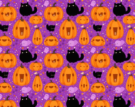 Watercolor halloween patterin woth pumpkin, ghost, candy, spiders, skull and bat. Halloween Print Pattern Pictures, Photos, and Images for ...