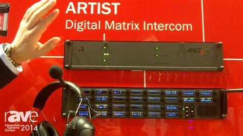 Ise 2014 Riedel Presents Artist Digital Matrix Intercom System Youtube