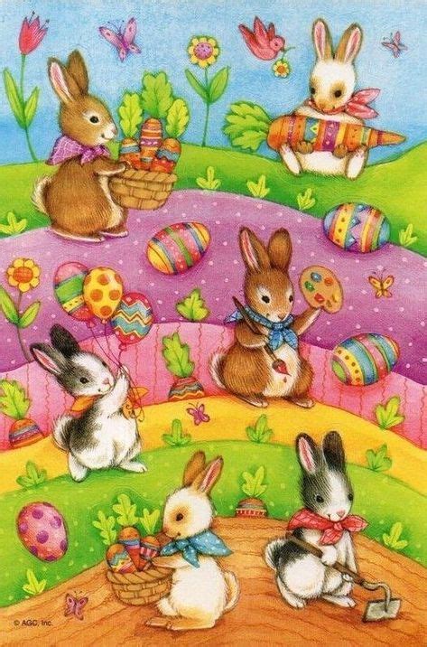 Jane Maday B1965 — Springtime Rabbit Easter Two Sided Garden