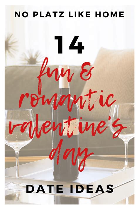 14 Fun And Romantic At Home Valentines Day Date Ideas With Images Day Date Ideas Valentines