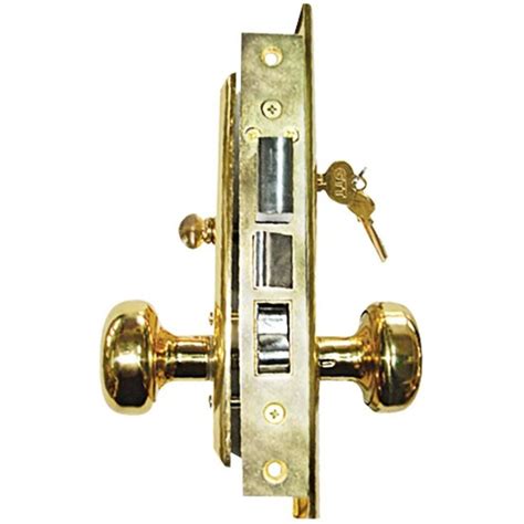 Grip Tight Tools Polished Brass Keyed Entry Door Knob In The Door Knobs