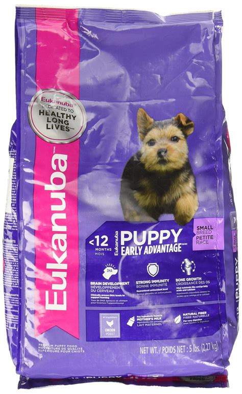 They have always free fed in my house and both pups have maintained a very healthy weight for their breeds. Eukanuba Puppy Small Breed Dry Dog Food, 5 lb. bag 5-Pound ...
