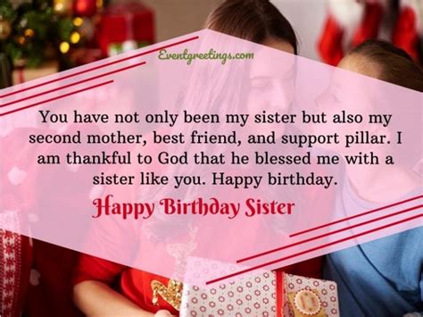 Birthday Wishes Sentence For Sister The Cake Boutique