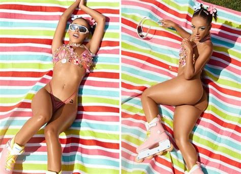 Doja Cat Looks Scintillating In Barely There Embellished Bikini A In Sizzling Photoshoot