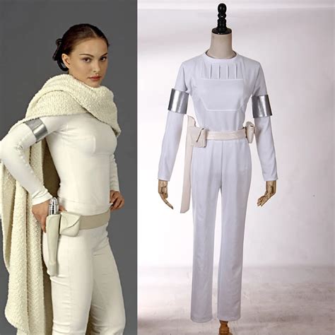 Star Wars Queen Padme Naberrie Amidala Cosplay Kostuums Volwassen Witte