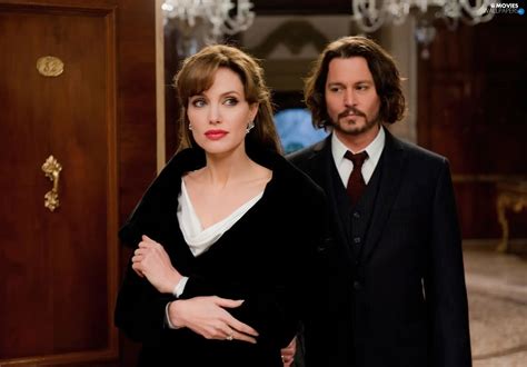 Movie Angelina Jolie Johnny Depp Tourist Movies Wallpapers 1600x1114