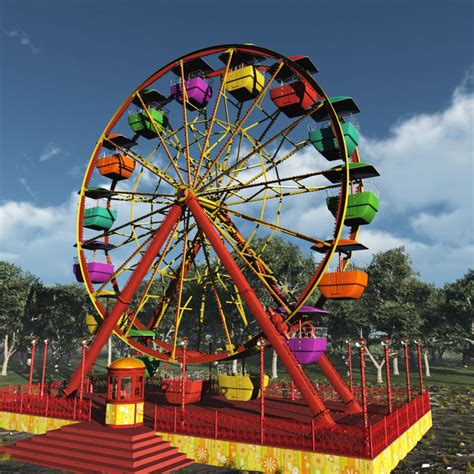 Amusement Park Volume 1 Complete Edition 3d Model Set