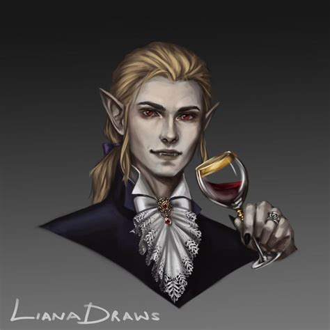 Artstation Vampire Wizard Liana Shadyan Character Portraits