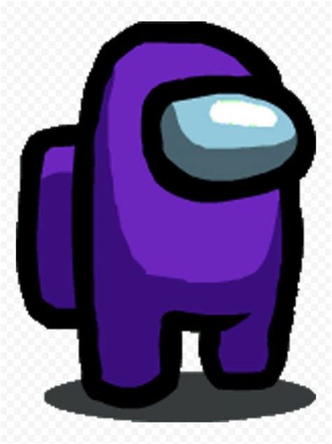 Purple Among Us Character Png Citypng Blue Cartoon Character Cute