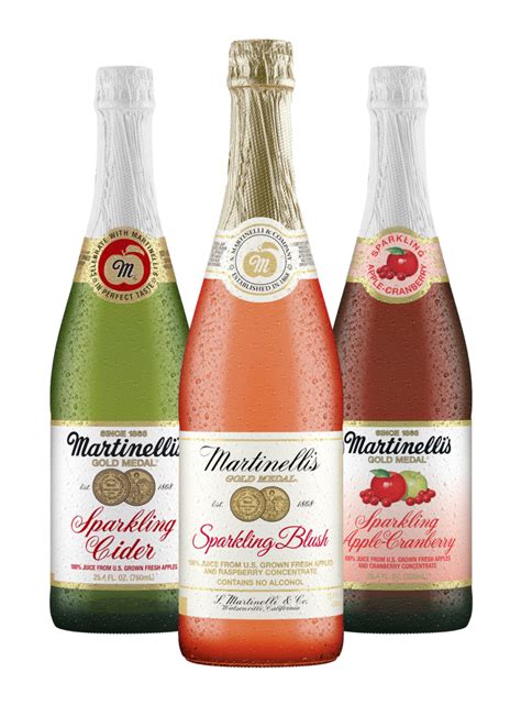 Martinellis Apple Juice Sparkling Cider Custom Label