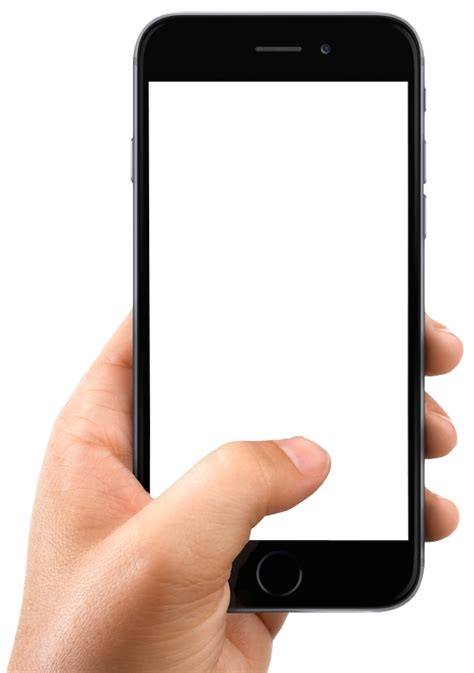 iPhone X Smartphone - Hand Holding Smartphone png download ...