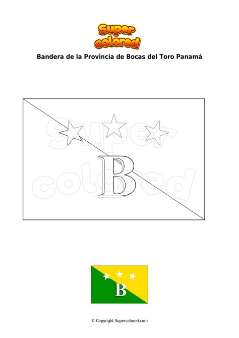 Dibujo Para Colorear Bandera De La Provincia De Cocle Panama Images