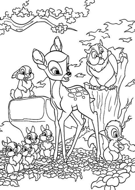 People of all ages love the adorable character of bambi of the animated disney film of the same name. Kolorowanka Leśne zwierzątka do druku