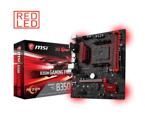 Msi B350m Gaming Pro Motherboard Specifications On Motherboarddb