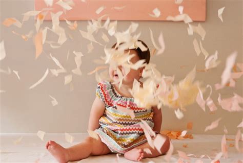a handmade confetti first birthday the sweetest occasion