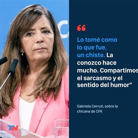 Gabriela Cerruti Respondió La Chicana De Cristina Kirchner Sobre El Regalo Para Alberto