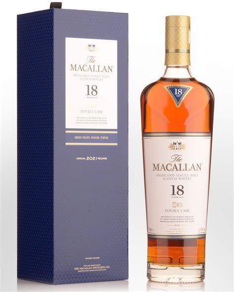 the macallan double cask 18 year old single malt scotch whisky 700ml annual 2021 release
