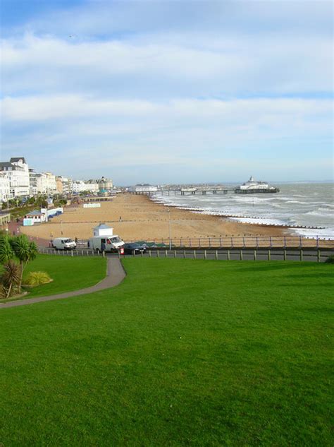 Eastbourne is located in east eastbourne is home to a number of beaches which along with its seafront, pier and seaside. Eastbourne Beach © Simon Carey :: Geograph Britain and Ireland