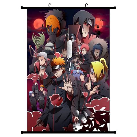 Buy Naruto Anime Characters Naruto Fabric Scroll Painting Wall Picture