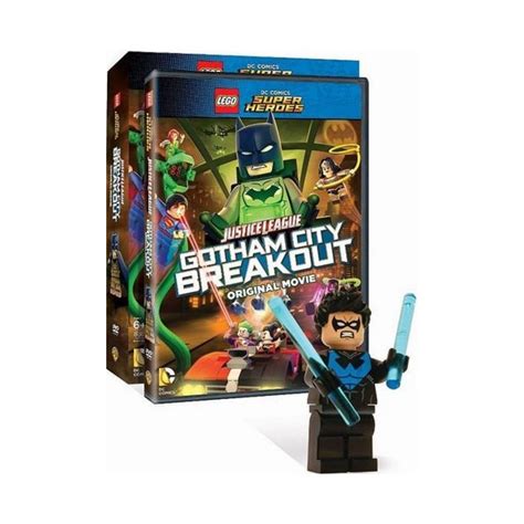 Lego Dc Comics Super Heroes Justice League Gotham City Breakout Blu Ray Dvd Dcshdvd