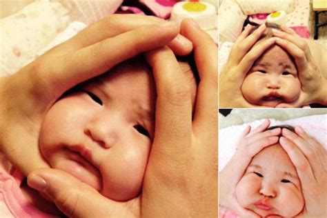 Parents On Instagram Squish Their Babies Faces To Look Like Japanese Rice Balls Daily Mail