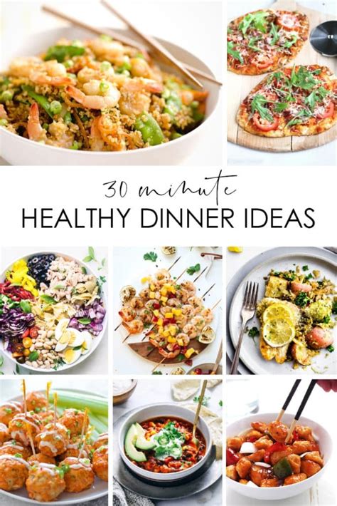 Avoid the question what's for dinner tonight by using these easy, healthy recipes for the whole family!these quick and simple dinner ideas are a busy mom's lifesaver. 30 Minute Healthy Dinner Ideas - Life On Virginia Street