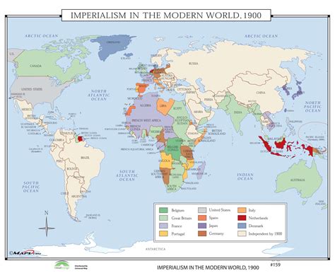 159 Imperialism In The Modern World 1900 The Map Shop