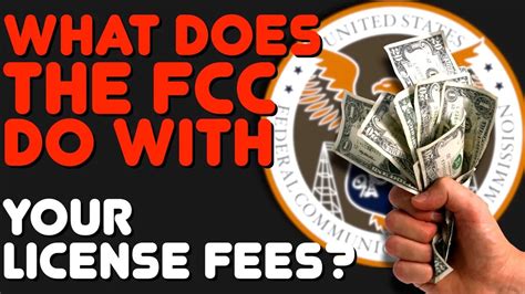 what does the fcc do with the money it collects from ham radio and gmrs license fees