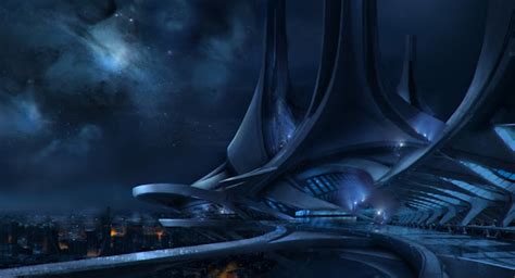 Mass Effect 3 Concept Art Post Game Lobby