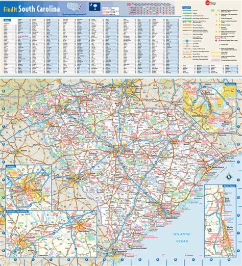 South Carolina Wall Map By Geonova Mapsales