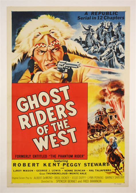 Ghost Riders Of The West Vintage Movie Poster 1946