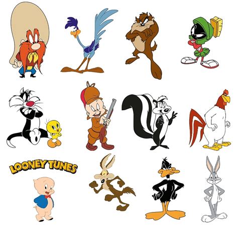 Looney Tunes Svg Cut Files Silhouette Clipart Vinyl Fil