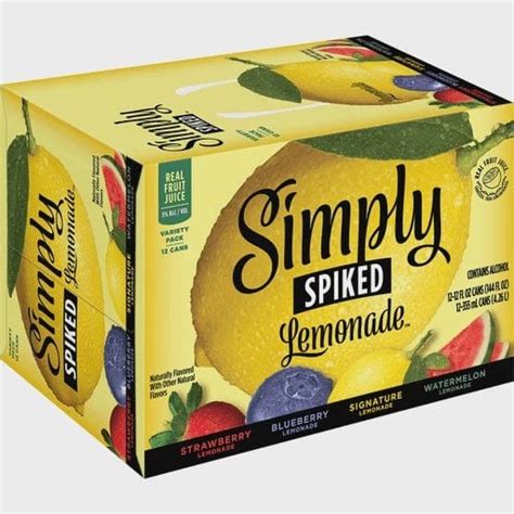 Simply Spiked Lemonade Variety Pack Passion Vines