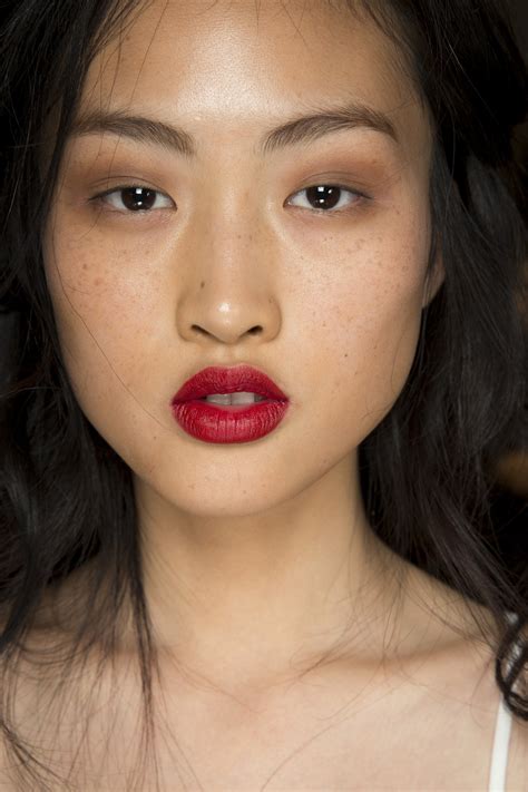Bright Red Lipstick For Olive Skin
