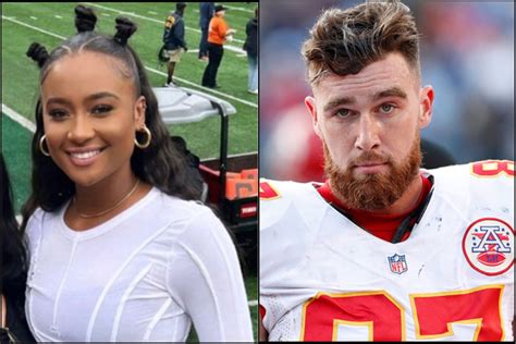 Chiefs Travis Kelce S Ex Girlfriend Kayla Nicole Showed Up On The Field At Jets Vs Ravens Game