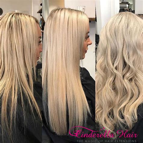 Cinderella Hair Extensions Before And After Angel White Cinderella Hair