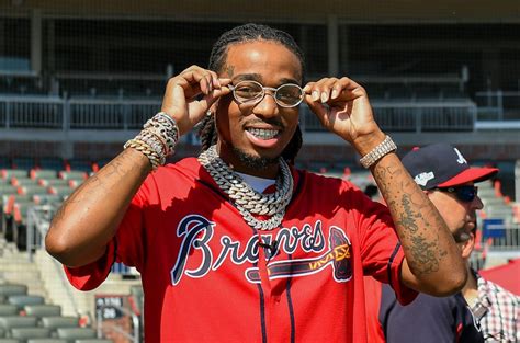 Quavo Throws Out First Pitch At Braves Cardinals Nlds Game 2 In Atlanta