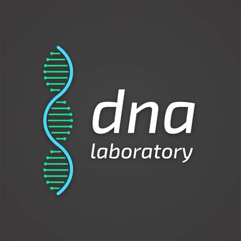Dna Laboratory Science Logo Vector Roven Logos