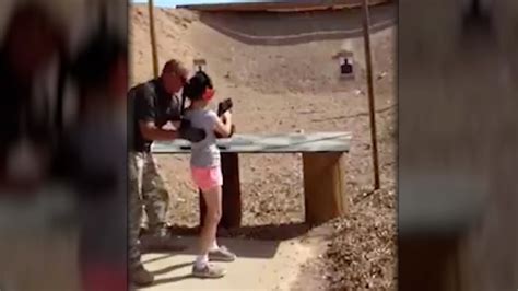 A Year Old At A Shooting Range A Spraying Uzi And Outrage The New