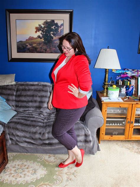 red blazer and print pants printed pants red blazer mom fashion blog