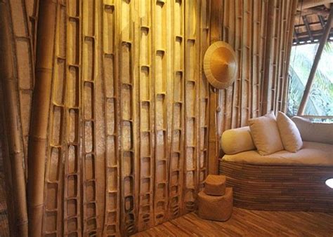 Awesome Bamboo Interior Walls Bamboo House Design Bamboo Wall