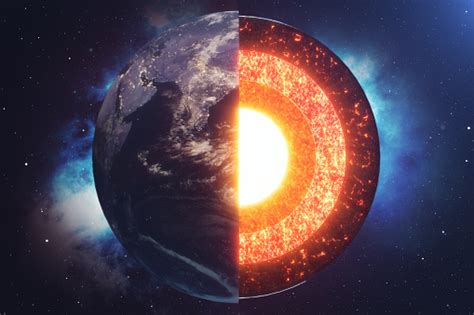 The crust, the mantle and the core. Structure Core Earth Structure Layers Of The Earth The ...