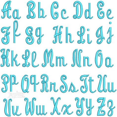 Elegant Fun Embroidery Font Embroidery Fonts Embroidery Monogram