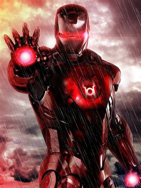 Er zat niemand aan de tafels, toch duurde het een minuut of tien eer een serveerster kwam.aangesloft. I made a Red Lantern Corps Iron Man! : Marvel