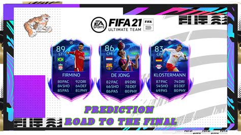 Fifa 19 rtf includes 21 uefa champions league cards, these will be available in fut packs until 6pm (uk time), november 16, 2018. FIFA 21: RTTF Predictions - Road To The Final ...