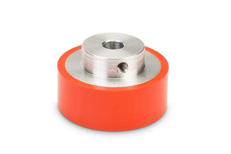 Polyurethane Hubbed Drive Rollers Tight Tolerance Polyurethane Drive
