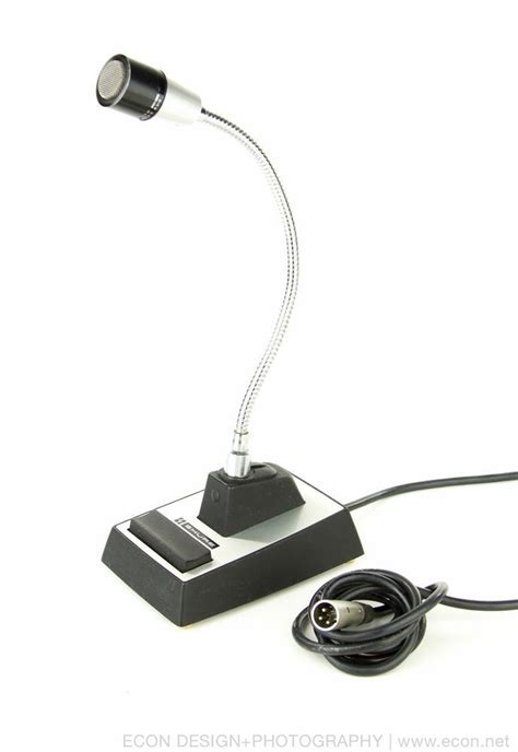 Shure Bros 561 Microphone W Gooseneck And 540a Desk Stand