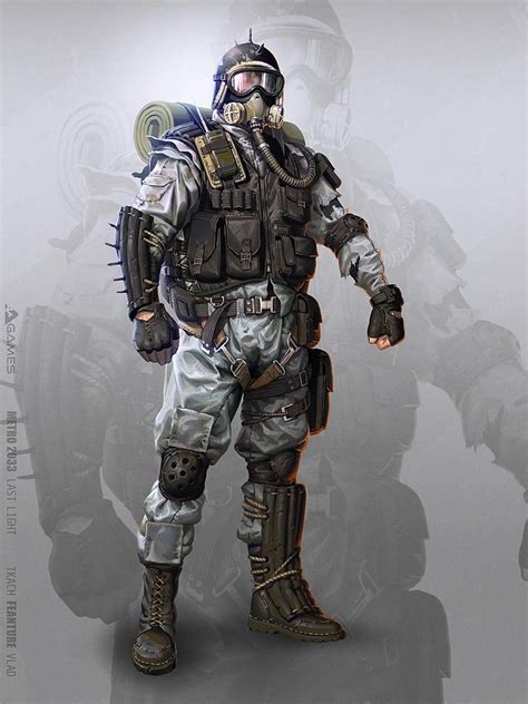 Hanse Trooper Metro 2033 Post Apocalyptic Art Character Concept