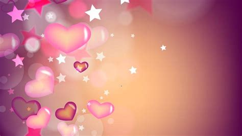 3d Hearts Stars Love Hd Abstract Wallpapers Hd
